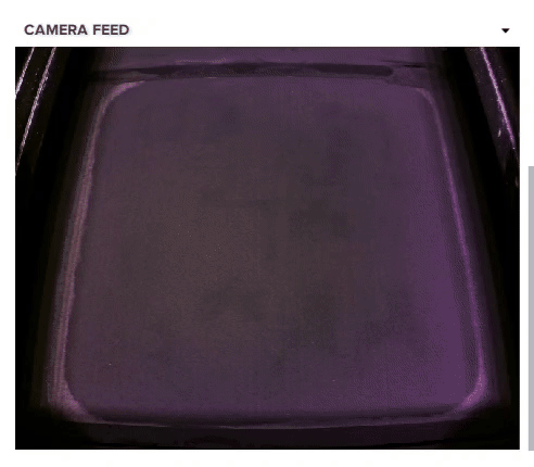 gif d'impression d'une couche dans l'imprimante